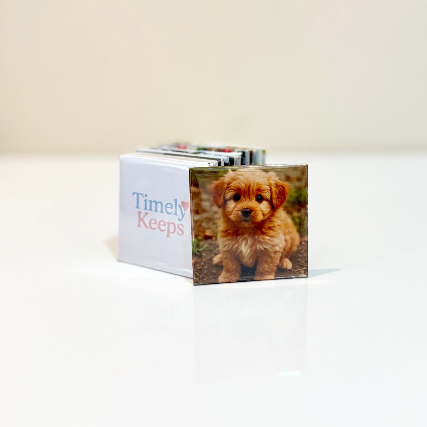 Set of 9 Premium Personalised Glossy Photo Magnets
